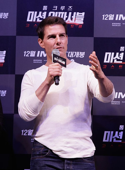 Tom Cruise en Misión: Imposible. Protocolo fantasma (Premiere en Corea del Sur. Diciembre 2012)