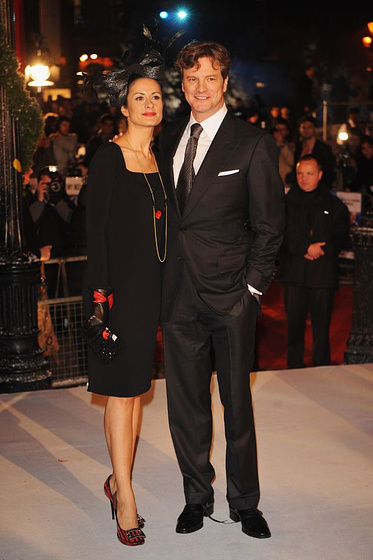 Colin Firth en Cuento de Navidad (Premiere en Londres. Noviembre 2009)
