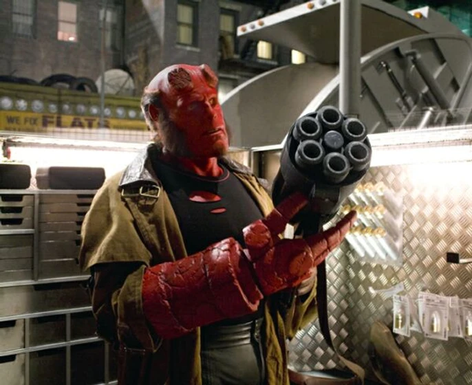 Ron Perlman en Hellboy II: El Ejército Dorado