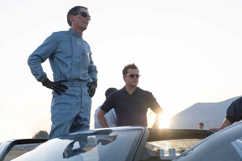 Christian Bale y Matt Damon en Le Mans '66