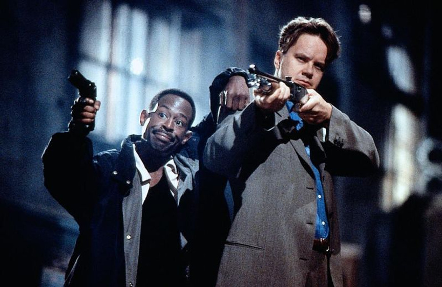 Tim Robbins y Martin Lawrence en Nada que Perder