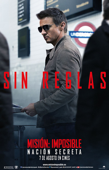 Imagen de Misión: Imposible. Nación secreta (Cartel personajes español)