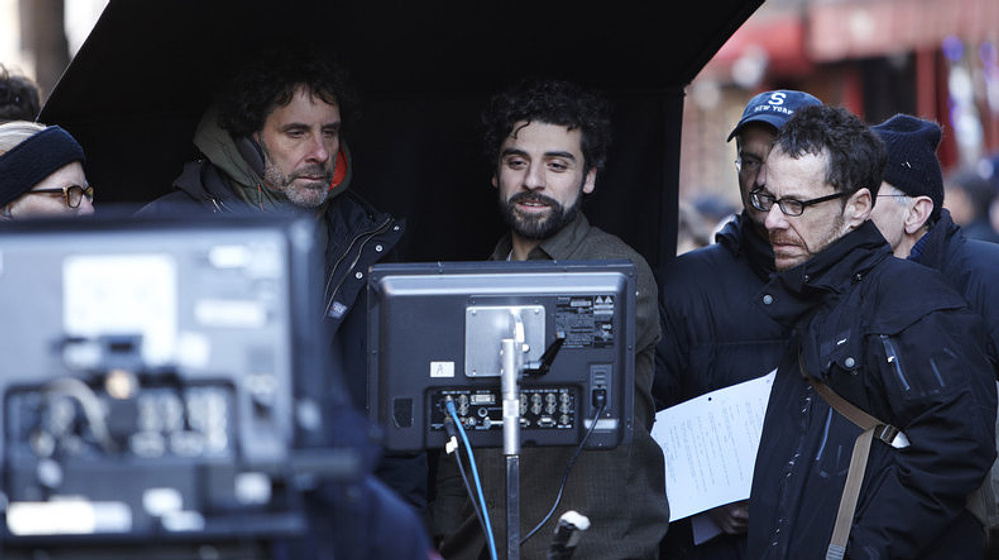 Joel Coen, Ethan Coen y Oscar Isaac en A Propósito de Llewyn Davis