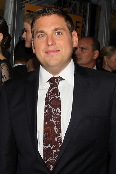 Jonah Hill en El Lobo de Wall Street (Premiere en New York. Diciembre 2013)