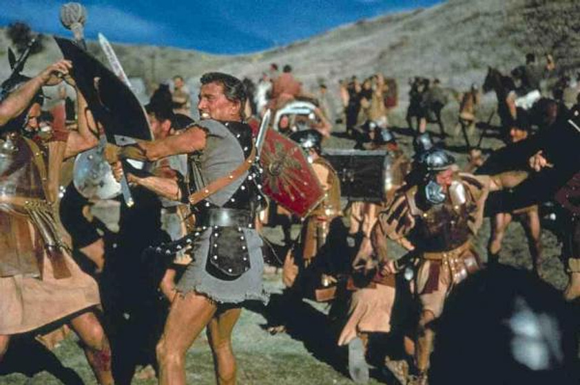 Kirk Douglas en Espartaco
