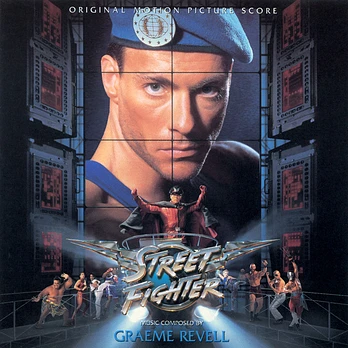Carátula de la banda de sonido de Street Fighter, la Última Batalla