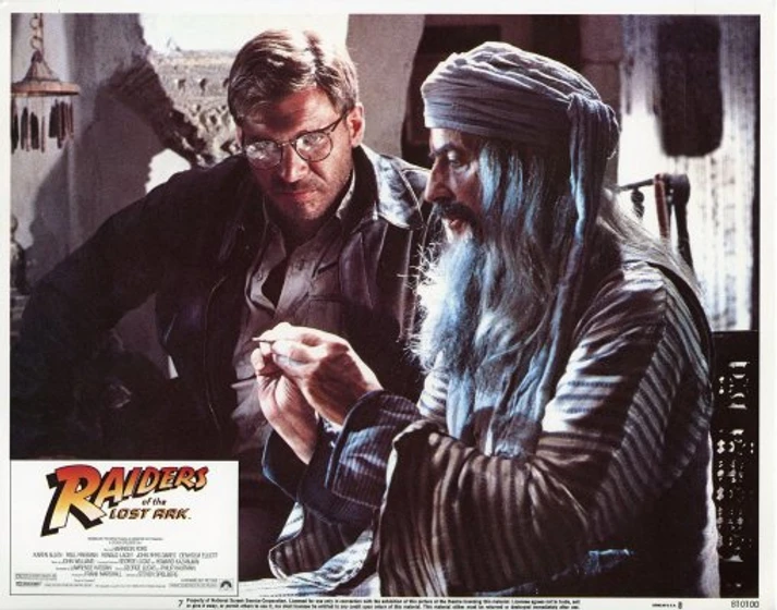 Harrison Ford en indiana-jones-en-busca-del-arca-perdida