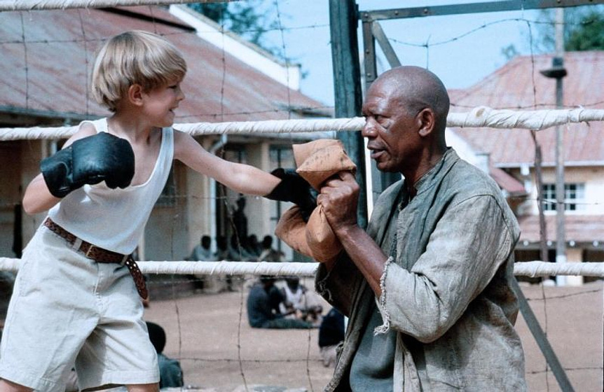 Morgan Freeman y Guy Witcher en La Fuerza de Uno