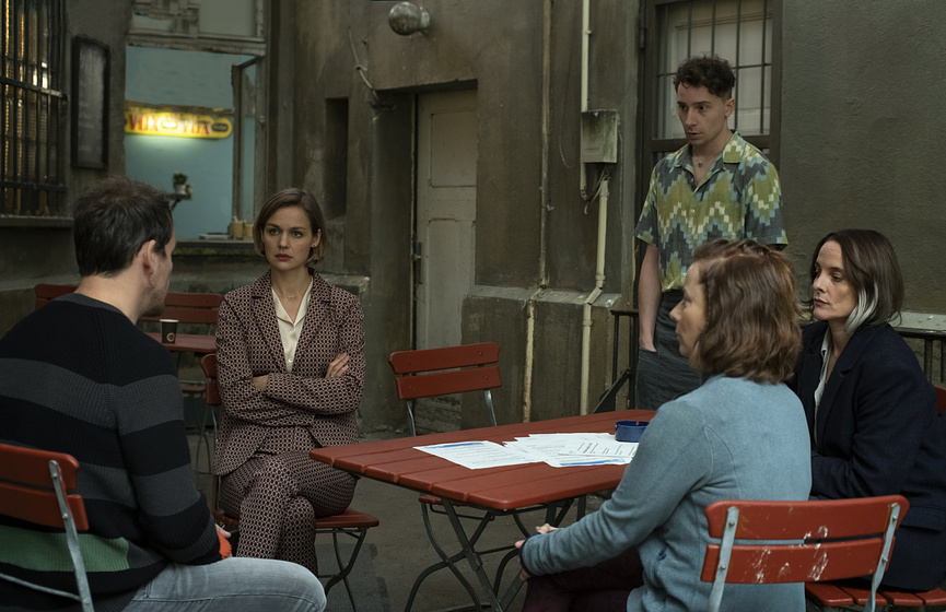 Inka Friedrich, Luise Heyer y Jonathan Berlin en La Caja de cristal