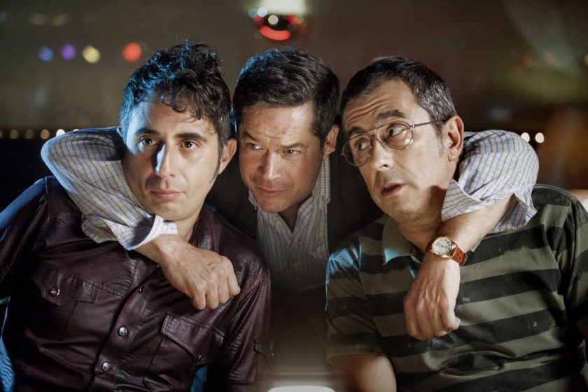 Jorge Sanz, Andreu Buenafuente y Berto Romero en el-pregon
