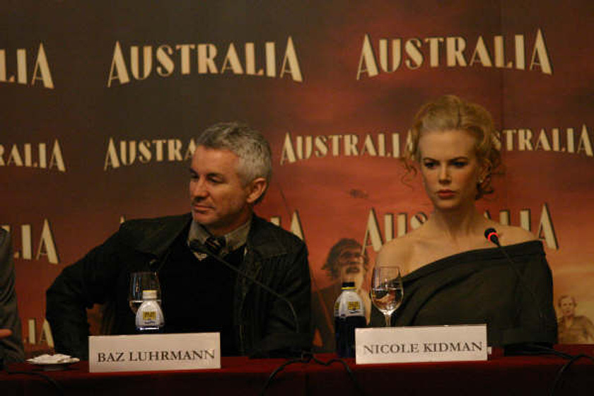 Nicole Kidman y Baz Luhrmann en Australia (Rueda de prensa en Madrid. Diciembre 2008)