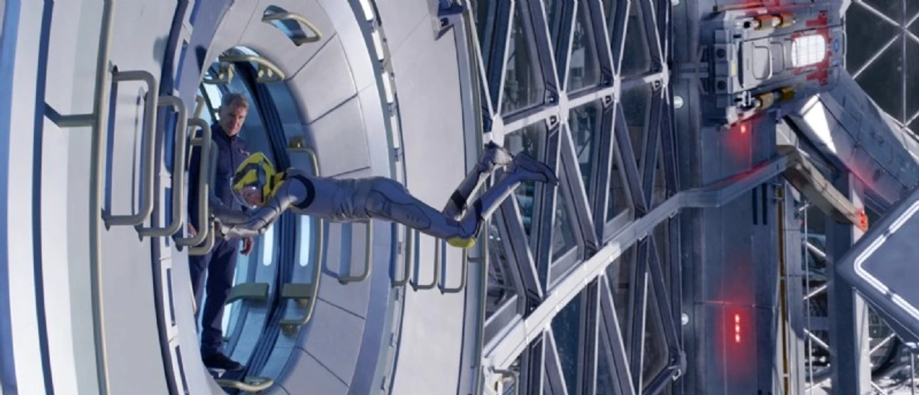 Harrison Ford y Asa Butterfield en El Juego de Ender