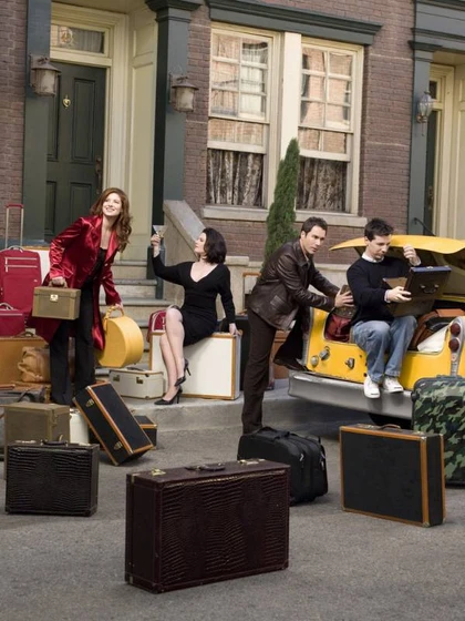 Debra Messing, Megan Mullally, Sean Hayes y Eric McCormack en will-y-grace