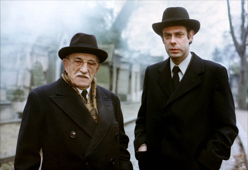 Charles Vanel y Jean-Luc Bideau en nuit-d-or