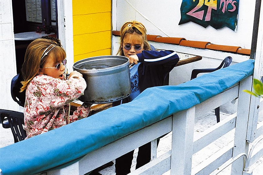 Ashley Olsen y Mary-Kate Olsen en un-papa-de-pelicula