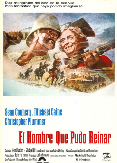 Imagen de El Hombre que Pudo Reinar (Cartel)