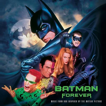 Carátula de la banda de sonido de Batman Forever