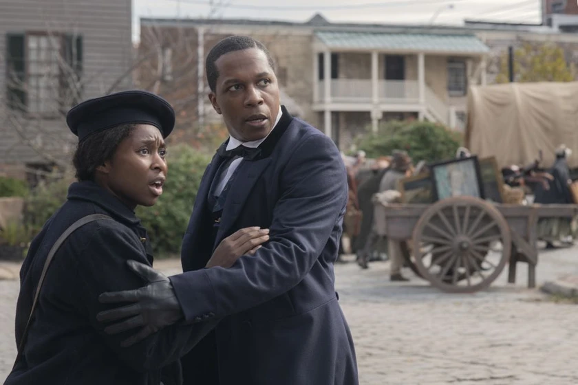 Leslie Odom Jr. y Cynthia Erivo en harriet-en-busca-de-la-libertad