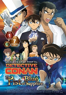 poster of movie Detective Conan. El Puño del Zafiro azul