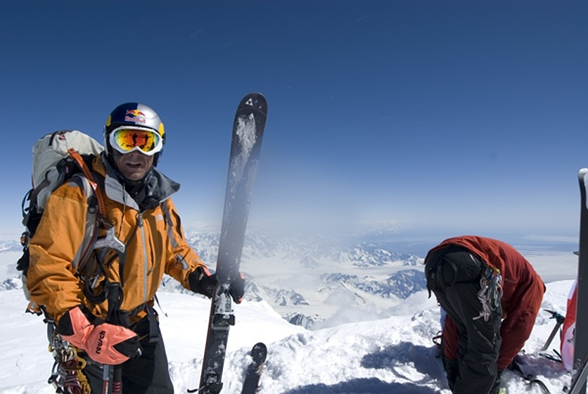 Günther Göberl en Mount St. Elias