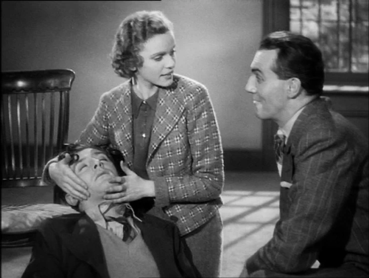 Nova Pilbeam, Derrick De Marney y John Longden en inocencia-y-juventud
