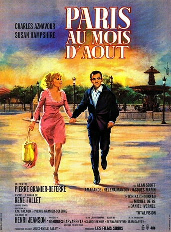 Poster de Paris au mois d'Août