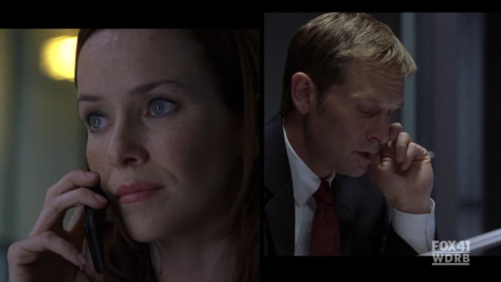 Jeffrey Nordling y Annie Wersching en 24