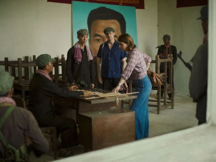 Irène Jacob en camboya-1978