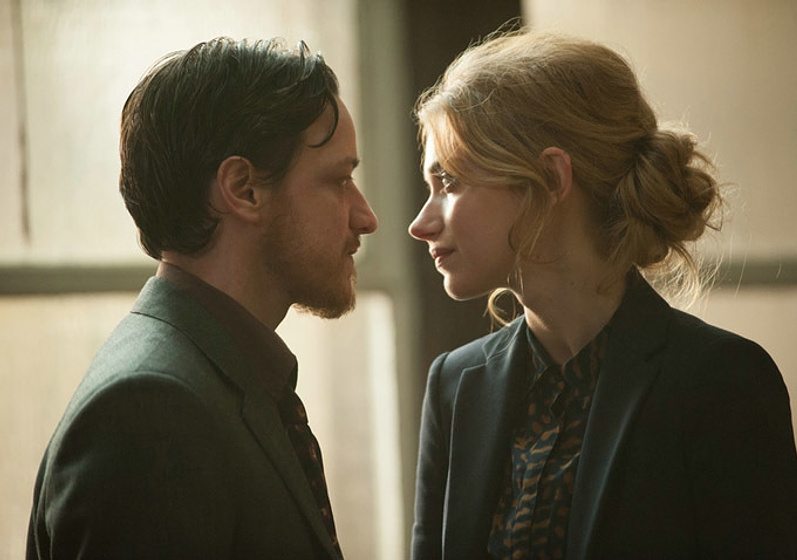 James McAvoy y Imogen Poots en Filth, el sucio