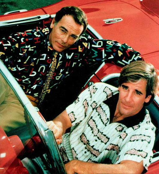 Scott Bakula y Dean Stockwell en A traves del tiempo