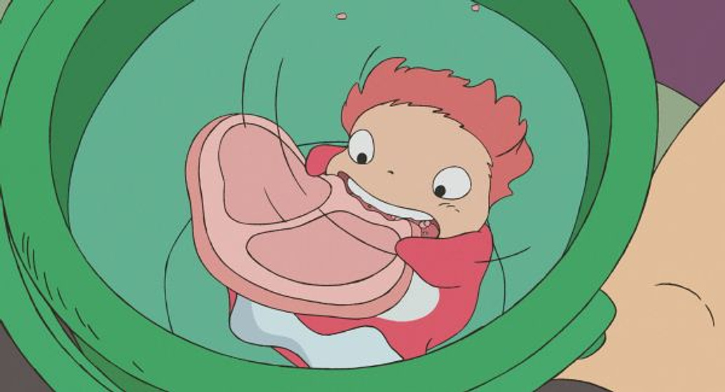 Imagen de Ponyo en el acantilado