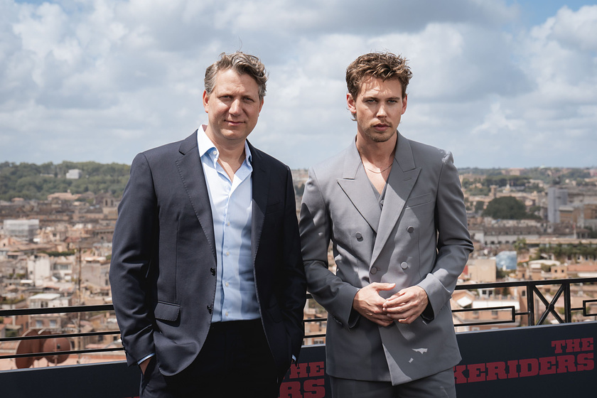 Jeff Nichols y Austin Butler en Bikeriders. La Ley del Asfalto (Photocall Roma. Junio 2024)