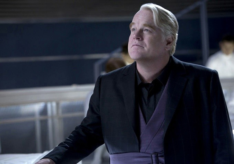 Philip Seymour Hoffman en Los Juegos del Hambre. En Llamas
