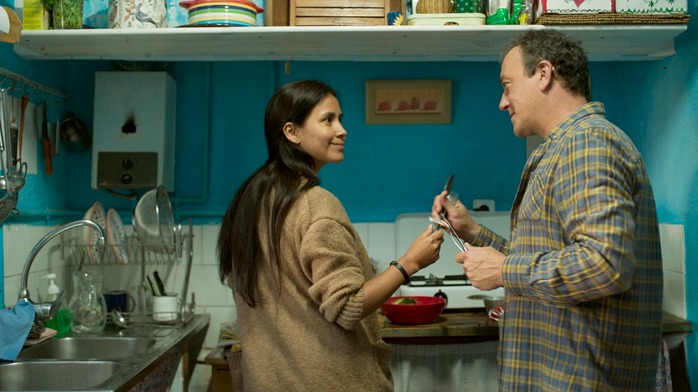 Roger Casamajor y Nidia Bermejo en Un Hombre en un Puente