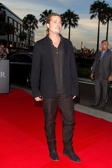Brad Pitt en Guerra Mundial Z (Premiere en Sydney. Junio 2013)