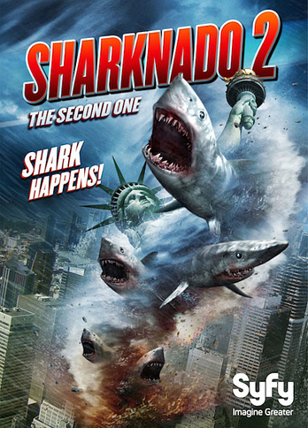 poster of content Sharknado 2: El regreso