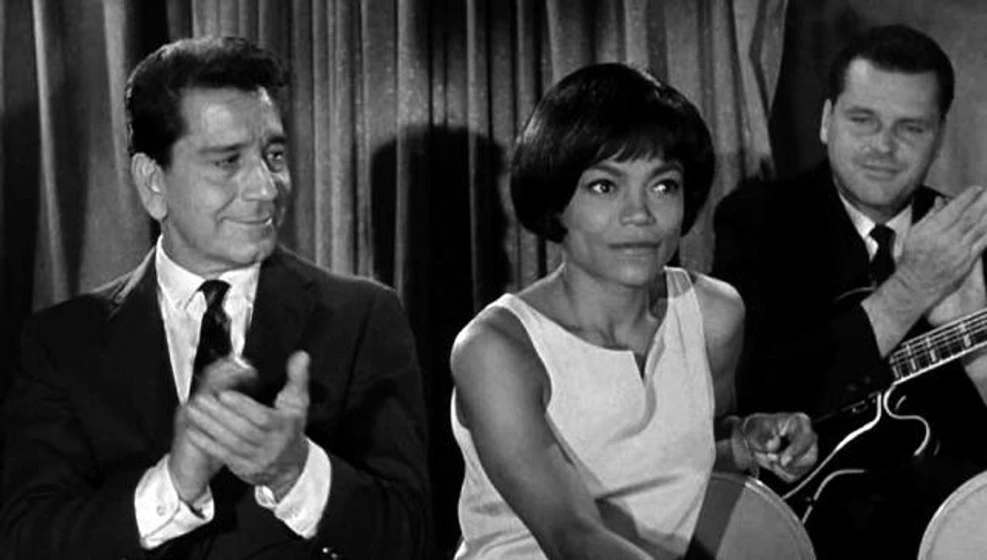 Eartha Kitt y Richard Conte en synanon