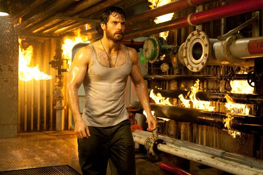 Henry Cavill en El Hombre de Acero