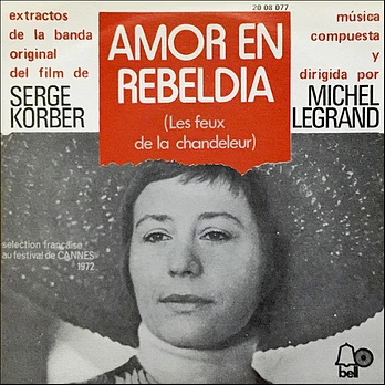 Carátula de la banda de sonido de Amor en Rebeldía