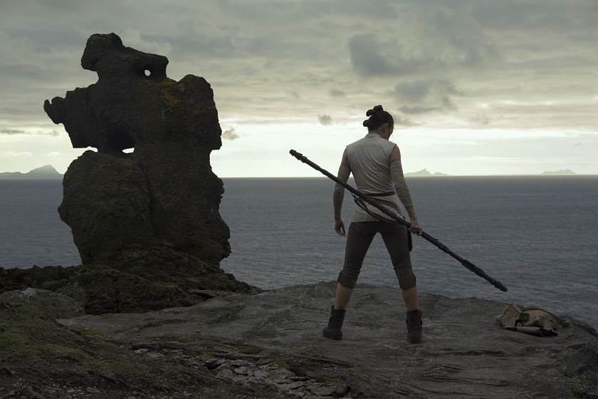 Daisy Ridley en Star Wars: Los Últimos Jedi