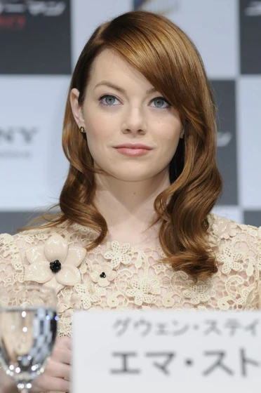 Emma Stone en The Amazing Spider-Man (Rueda de prensa en Tokio. Enero 2012)