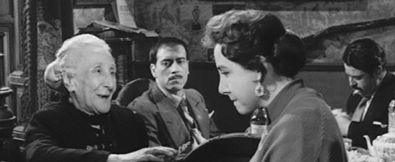 José Luis López Vázquez, Mary Carrillo, Concha López Silva y José Cordero 'El Bombonero' en El Pisito