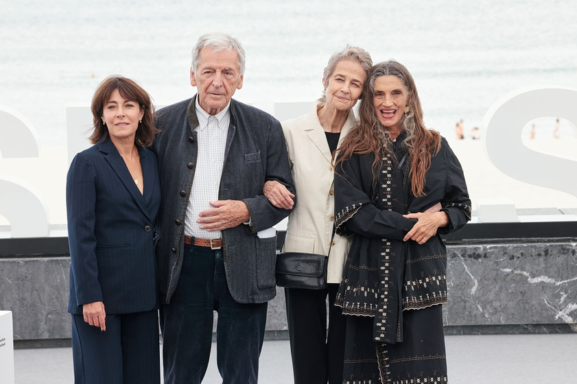 Ángela Molina, Costa-Gavras, Charlotte Rampling y Maryline Canto en El Último Suspiro (Festival de San Sebastián. Septiembre 2024)