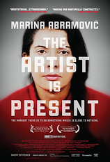 poster of movie Marina Abramovic: La Artista está presente