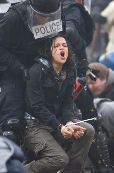 Michelle Rodriguez en batalla-en-seattle
