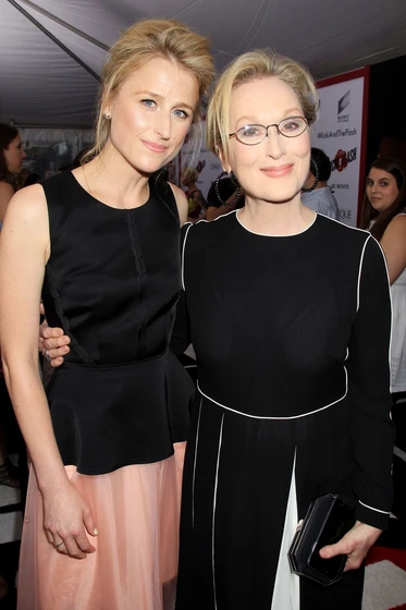 Meryl Streep y Mamie Gummer en ricki (Premiere en New York. Agosto 2015)