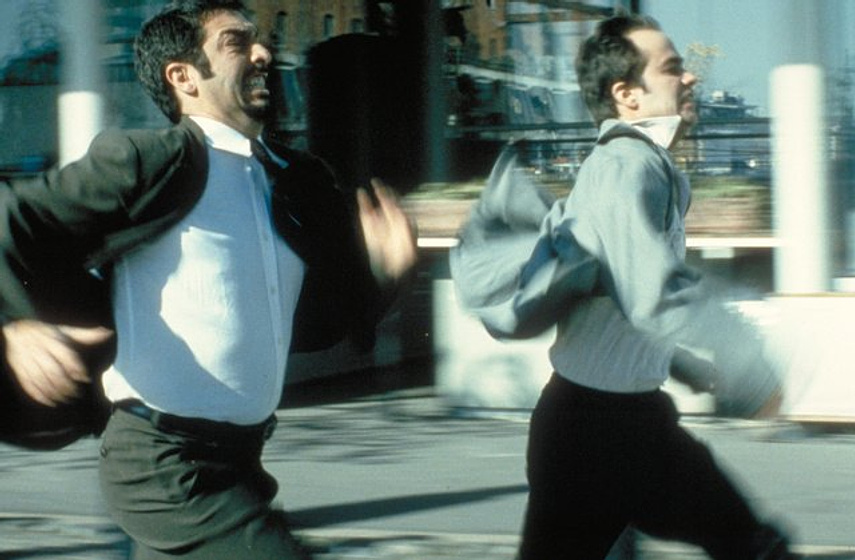 Gastón Pauls y Ricardo Darín en Nueve Reinas
