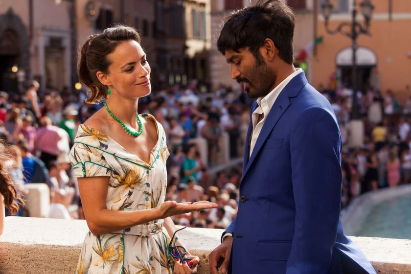 Bérénice Bejo y Dhanush en de-la-india-a-paris-en-un-armario-de-ikea