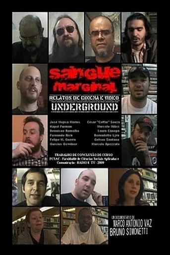 Poster de Sangue marginal - Relatos de cinema e vídeo underground