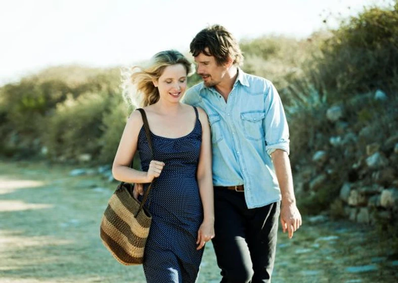 Ethan Hawke y Julie Delpy en antes-del-anochecer